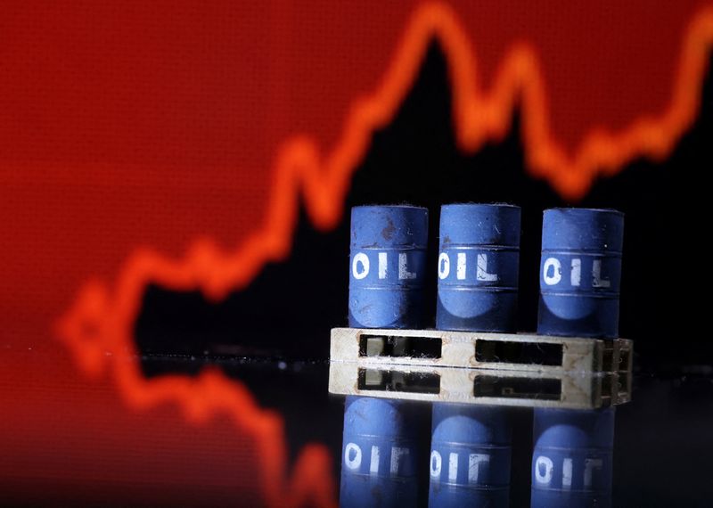 Oil prices slide on potential Ukraine peace talks, hot U.S. inflation