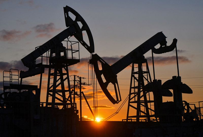 Oil eases off five-week highs as traders weigh impact of imminent Trump tariffs