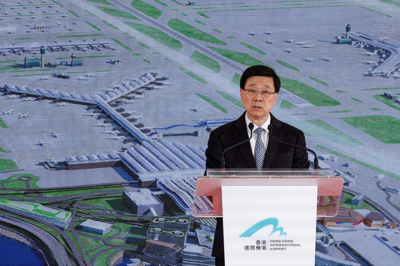 Hong Kong leader says city will sign more free trade pacts amid ’ruthless’ US tariffs