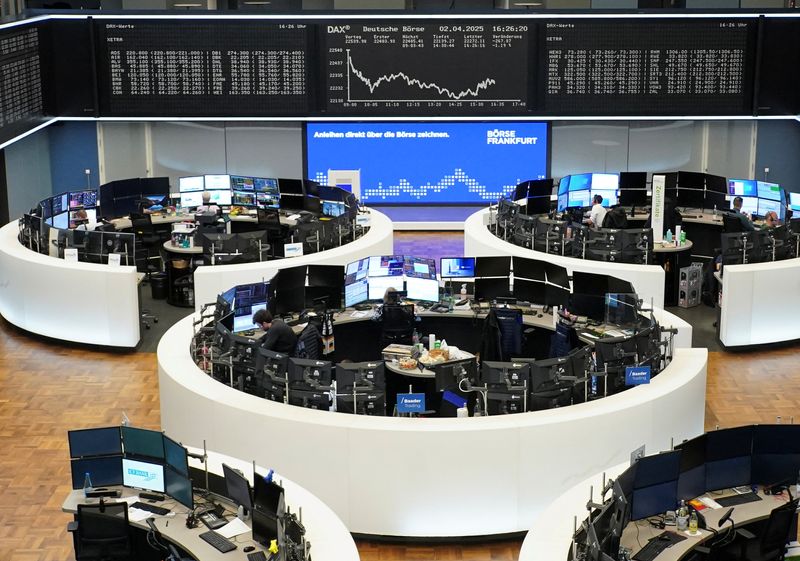 European shares edge higher as earnings roll in, tariff watch continues