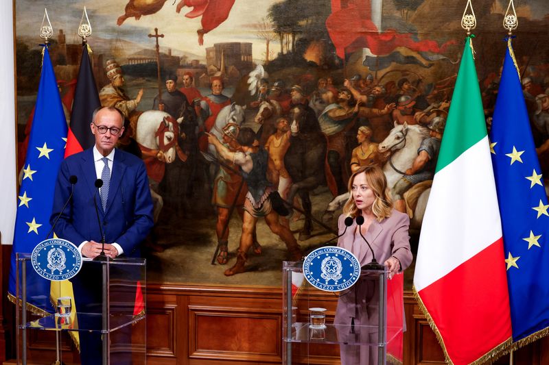 Germany, Italy say Europe’s leaders ’far from’ talks on troop deployment in Ukraine