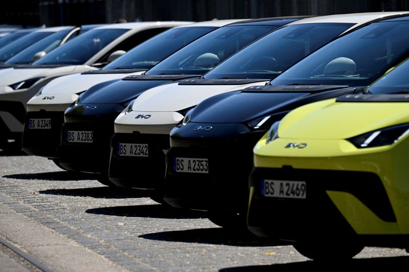 China’s BYD outsells Tesla in Europe for first time, report says