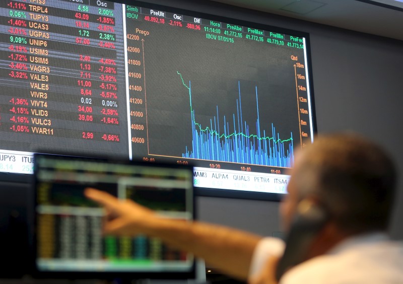 Brazil stocks lower at close of trade; Bovespa down 0.41%