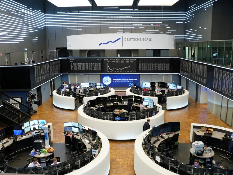 European stocks down with bank and healthcare drag, US-EU tariffs in focus