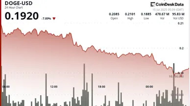 DOGE Plunges 10% Before Quick Recovery Rally on Institutional Volume Spike